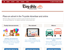 Tablet Screenshot of adbooker.tivysideadvertiser.co.uk
